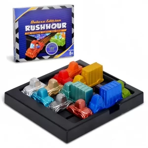 Puzzle traffic rush hour game, racing rush hour car Huarong Road logical reasoning desktop game, children's puzzle toys, childre
