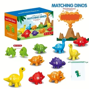 Dinosaur Letter Matching Educational Toys for Kids - Fun and Interactive Learning Game,children's Early Education Toys